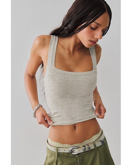 Intimately By Free People Multicolor Lace Up Tank Top By