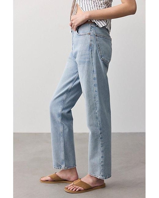 Agolde Blue 90S Pinch Waist Jeans