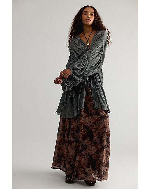 Free People Black Juliet Kimono