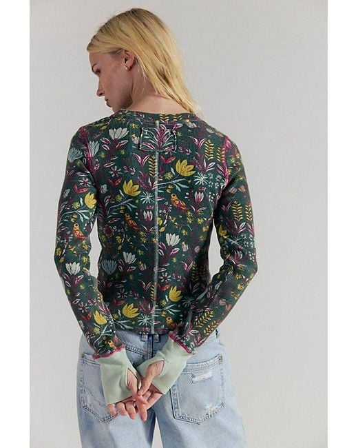 Free People Multicolor Toileidays Long Sleeve Thermal