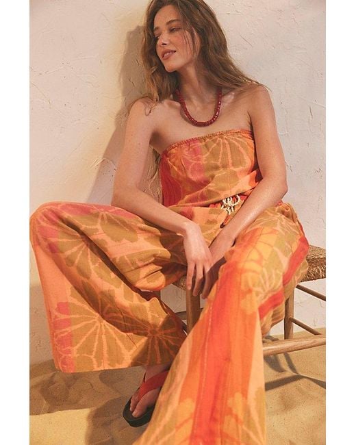 Free People Red Devella Set
