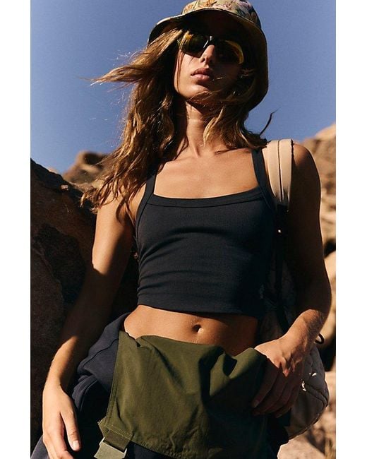Fp Movement Black All Clear Solid Cami