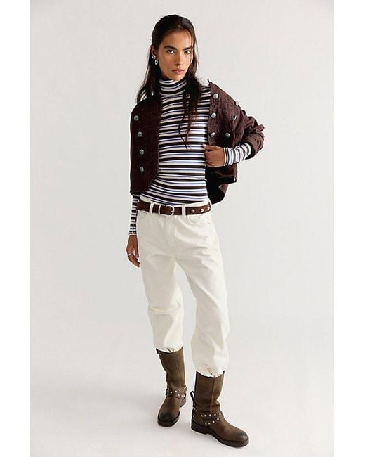 Free People Multicolor Good Good Stripe Turtleneck Top