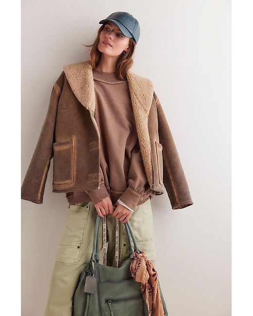Free People Multicolor We The Free Cammy Vegan Jacket