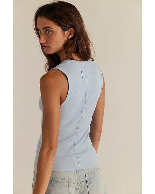 Free People White Neria Tank Top