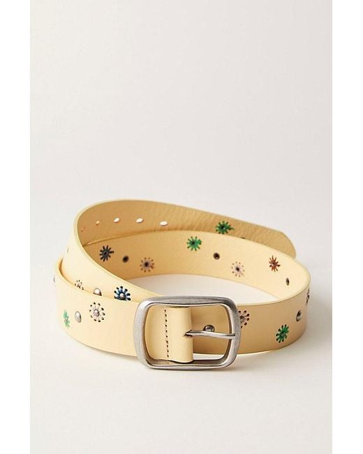 Free People Natural Rose Bud Stud Belt