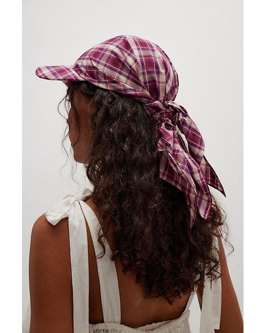 Clyde Red Ellie Brimmed Scarf Hat By