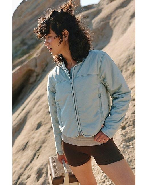 Fp Movement Blue Keep Your Cool Liner Jacket