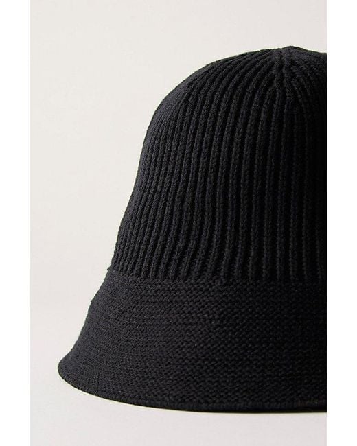 Free People Black Cherie Bucket Hat