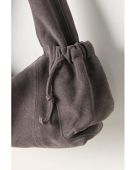 Free People Multicolor Soto East West Suede Shoulder Bag