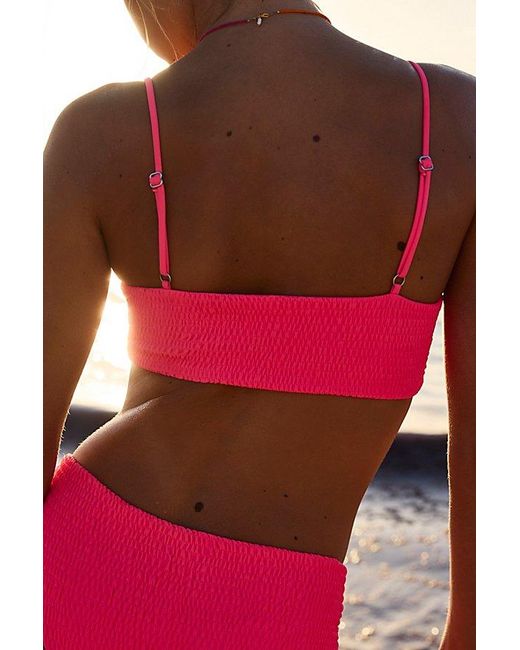 Aila Blue Red Alice Bikini Top