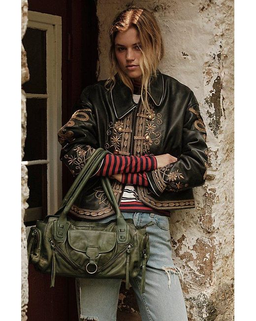 Free People Green Sabo East West Bag