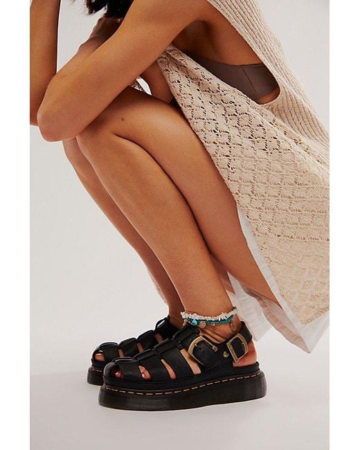 Dr. Martens Natural Wrenlie Fisherman Sandals