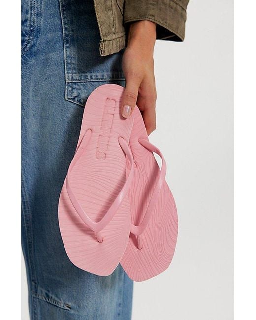 Sleeper Pink Tapered Flip Flops