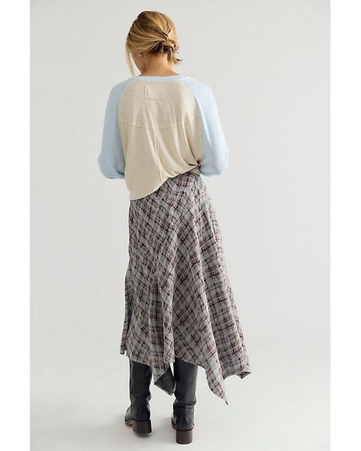 Saemdi Multicolor Ava Midi Skirt