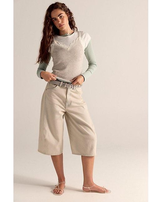 Intimately By Free People Multicolor Keeping It Light Ribbed Henley By