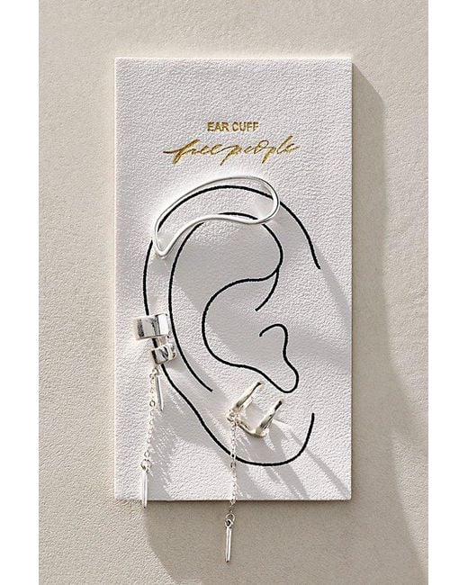 Free People Natural Naomi Ear Cuff Set