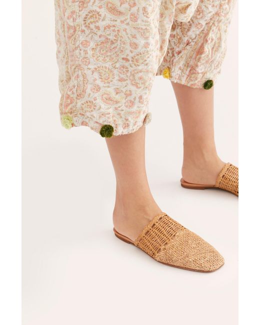 Free People Natural Quilted Garcon Trousers By Magnolia Pearl
