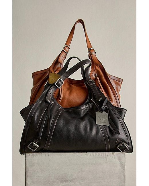 Free People Black We The Free Emery Winged Tote Bag