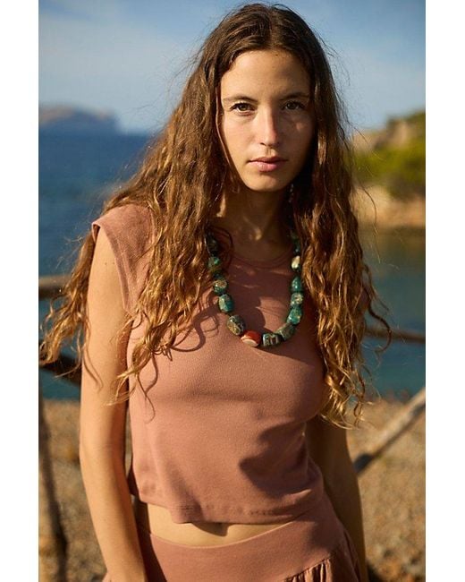 free-est Multicolor Annette Tee Skirt Set