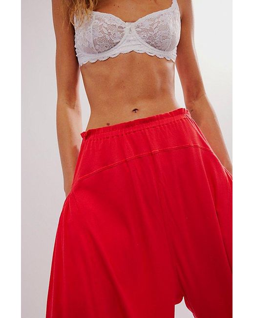 Intimately By Free People Red Cool Again Joggers