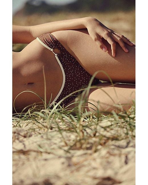 Stone Fox Brown Ona Bikini Bottoms