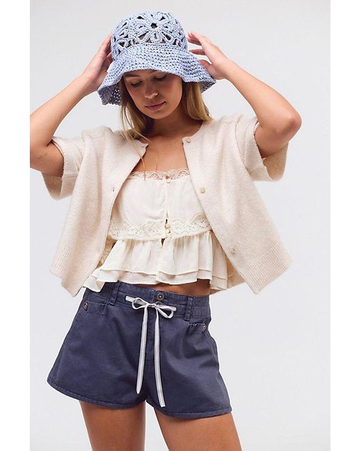 Free People Blue See Me Softspun Cardigan