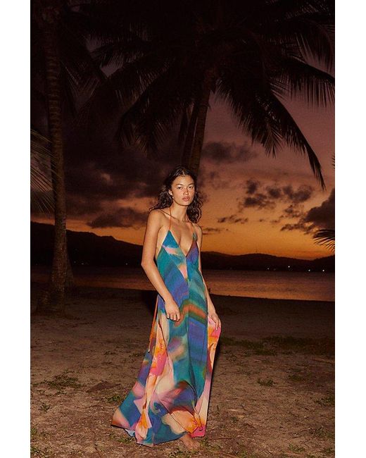 Free People Catalina Maxi Dress in Black | Lyst