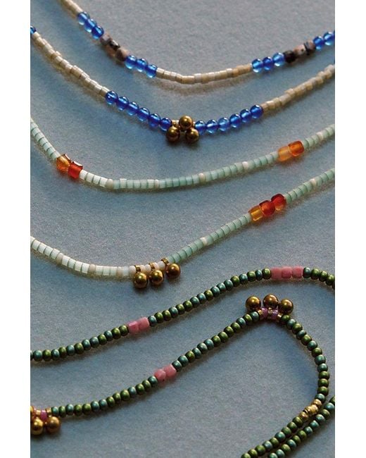 Free People Natural Muse Semi-Precious Beaded Anklet