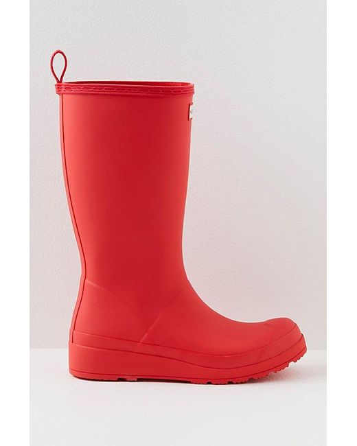 Hunter Red Play Tall Wellies