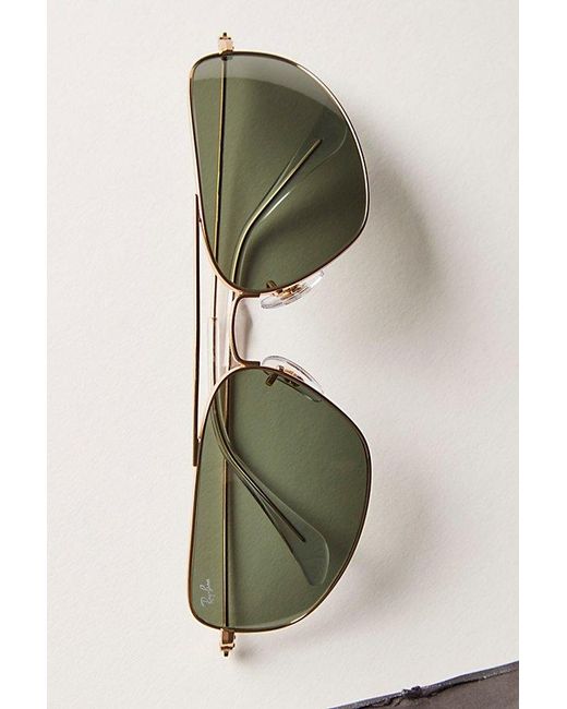 Ray-Ban Green Fugitives Sunglasses