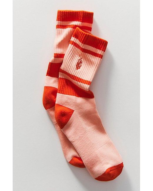 Fp Movement Red Spring Break Prep Socks