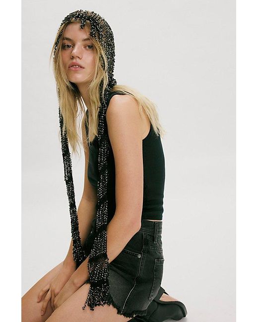 Free People Black Little Dancer Hair Scarf