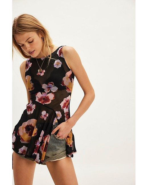 Free People Black Chrissy Tunic
