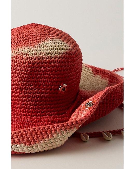 Beta Astral Red Beta Al Wika Tie Dye Hat By