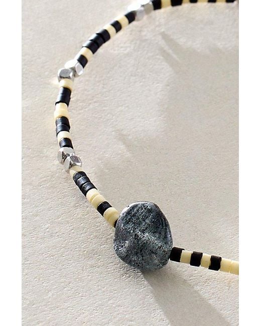 Free People Metallic Sol Semiprecious Stone Bracelet
