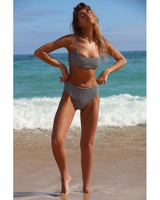 Aila Blue Black Bambi Bikini Bottoms