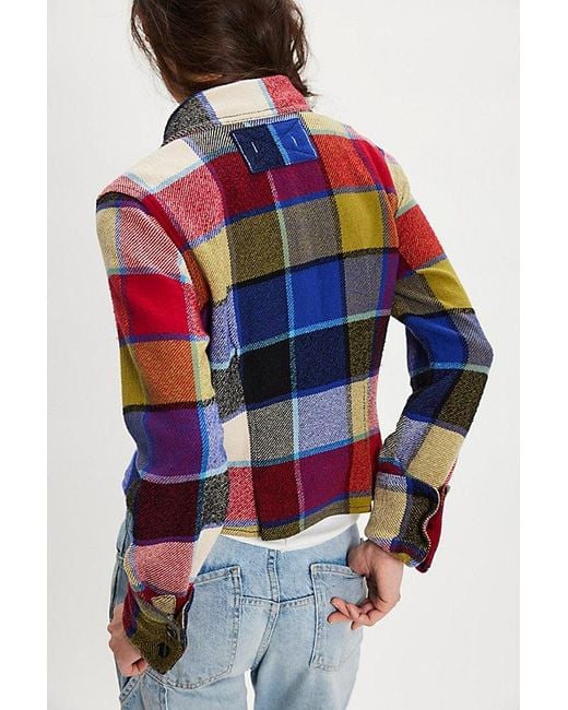 Free People Multicolor Winnie Plaid Shirt