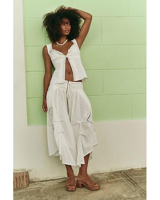 Free People Green Del Mar Pants