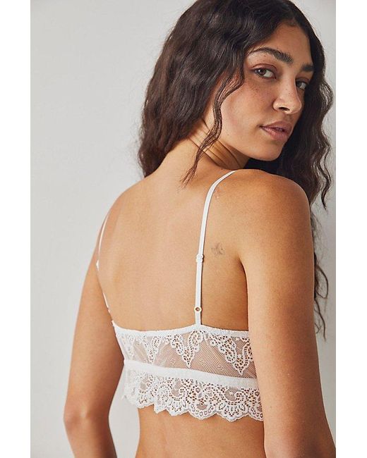Only Hearts Black So Fine Sheer Lace Bralette