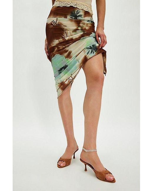 Jeffrey Campbell Green Gemma Kitten Heels By