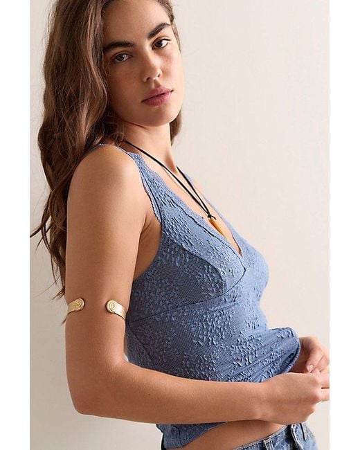Free People Brown Roscoe Arm Cuff