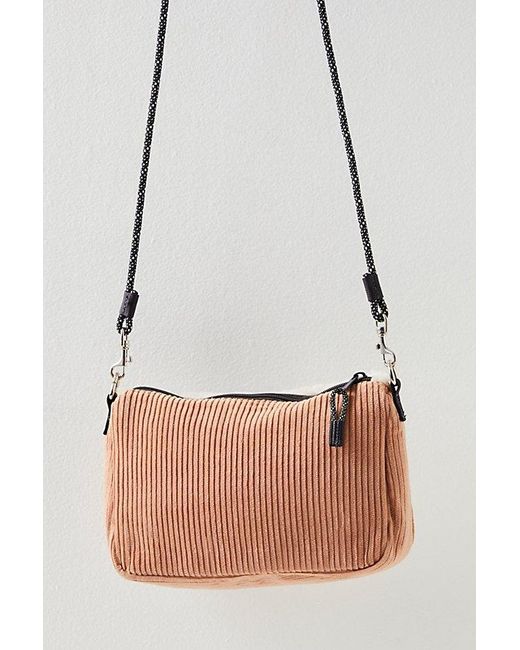 Kavu White So Snuggy Crossbody At Free People In Blush Cloud