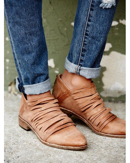 Free People Brown Lost Valley Ankle Boot
