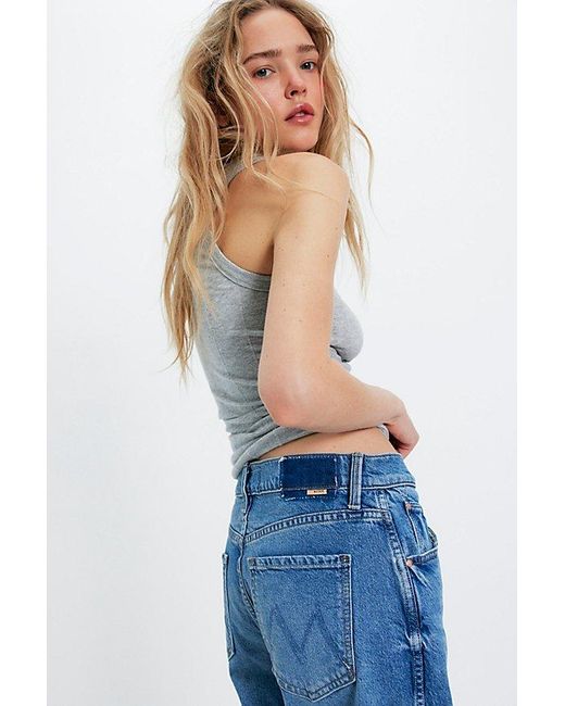 Mother Blue The Delinquent Button Nerdy Jeans