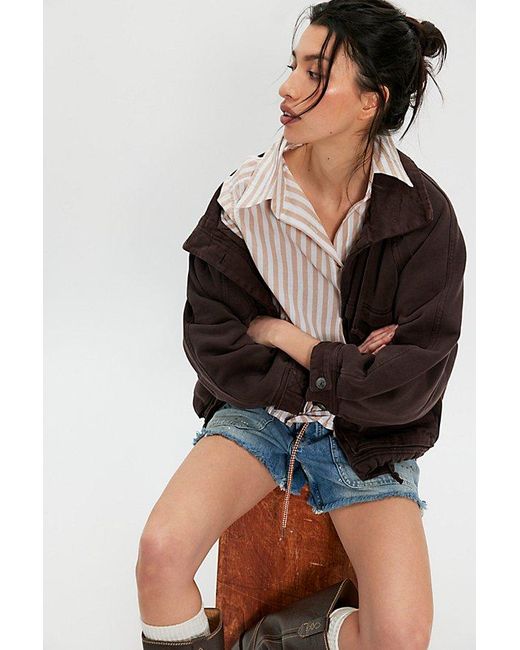 Free People Natural We The Free Bailey Stripe Shirt