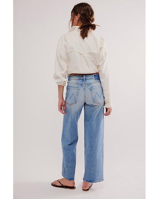 Mother Blue The Down Low Spinner Ankle Jeans