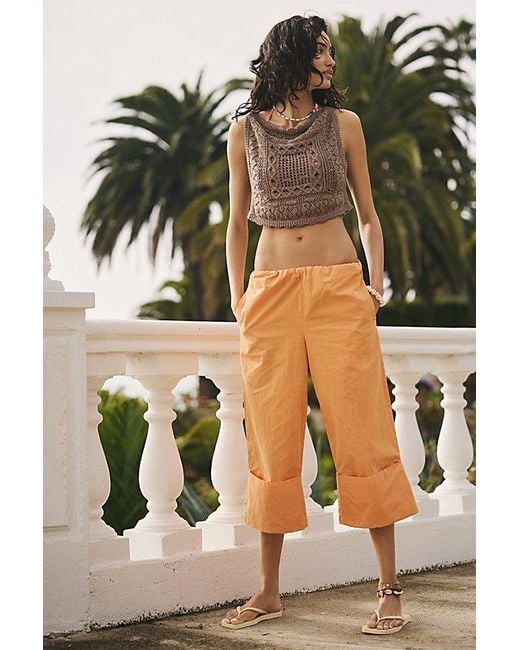 Free People Black Lula Cuff Pants