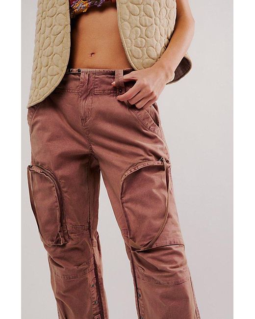 Free People Multicolor Can't Compare Slouch Trousers