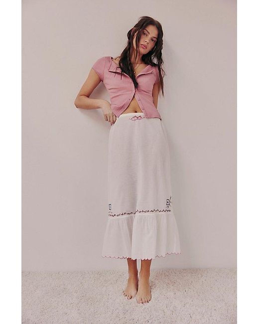 Intimately By Free People Pink Favorite Find Half Slip By